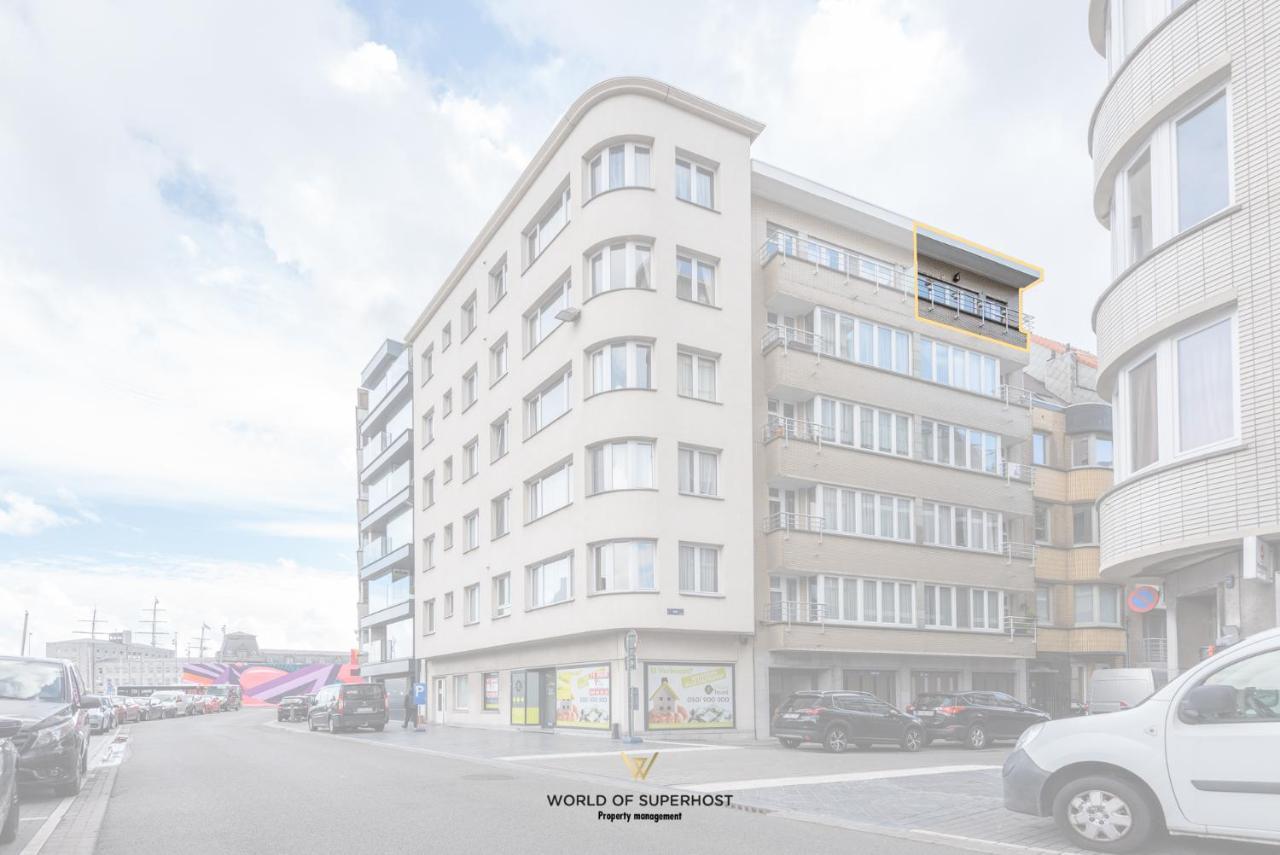 Nice Bright Apartment Near The Sea And The Marina Oostende Exterior foto